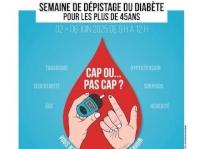 Matinées de dépistage du diabète du 2 au 6 juin