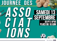J-7 avant la journée des associations – Samedi 13 septembre J-7 avant la journée des associations – Samedi 13 septembre