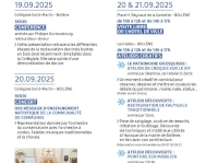 Journées Européennes du Patrimoine 2025 – Du 17 au 21 septembre Journées Européennes du Patrimoine 2025 – Du 17 au 21 septembre