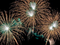 Feu d'artifice de la Foire Saint-Martin