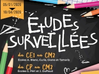 Etudes surveillées 2ème trimestre : pré-inscriptions semaine prochaine Etudes surveillées 2ème trimestre : pré-inscriptions semaine prochaine
