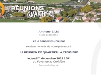 Réunion de quartier – Quartier La Croisière