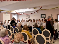 Les élèves de Sainte-Marie ont enchanté les résidents de Daudet