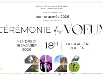 Cérémonie des vœux à la population – Vendredi 16 janvier